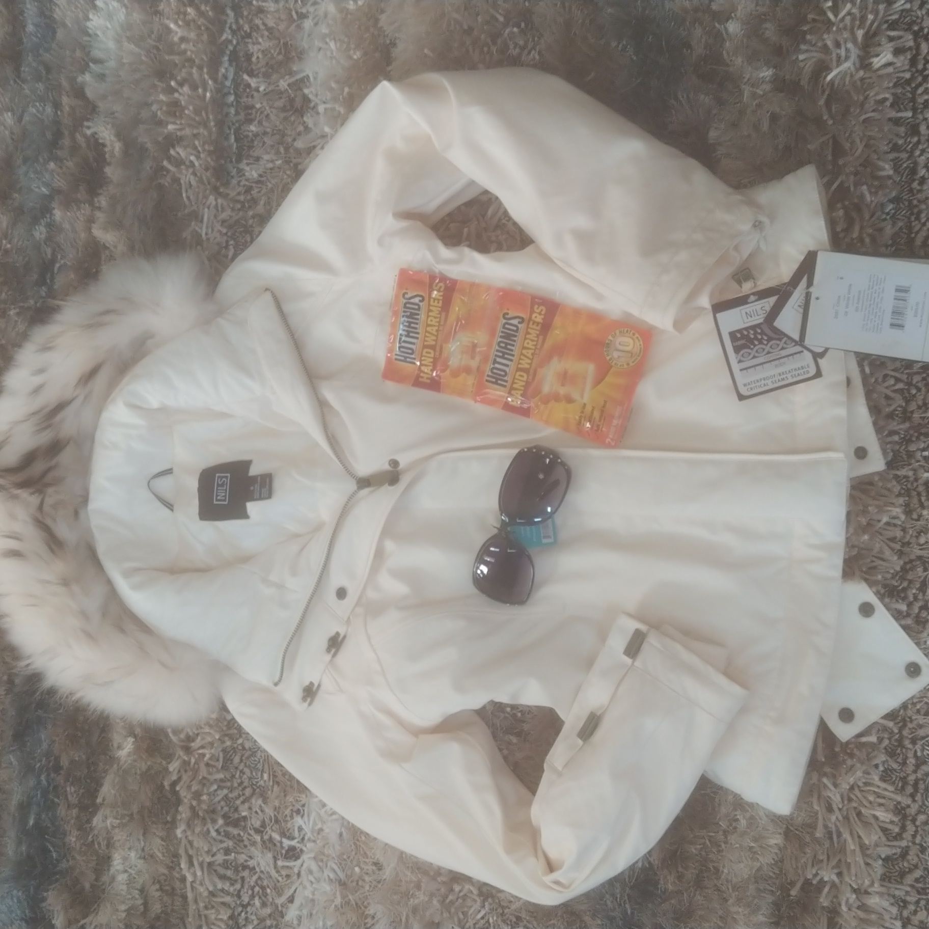 Nwt Winter White Nils 5th Ave. Collection Chloe Ski Snowboard Winter Jacket